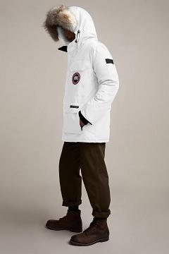 Chamarras Canada Goose Hombre Mexico - Expedition Abrigos Blancos QI2397086